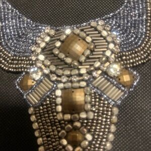 Gorgeous beaded collar necklace